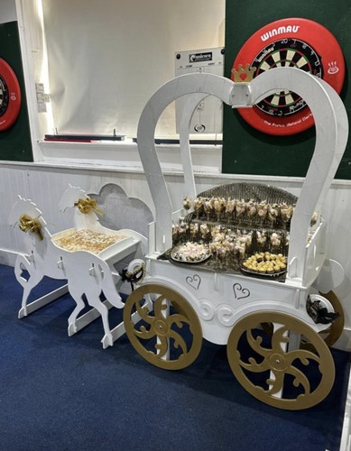 Wooden sweet cart - wooden,