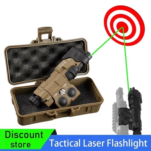Tactical flashlight green - tactical,