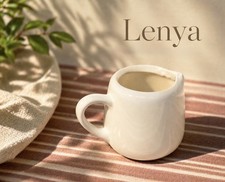 Lenya Set of 6 White Ceramic
