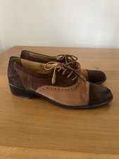 Ladies Brown Suede Leather