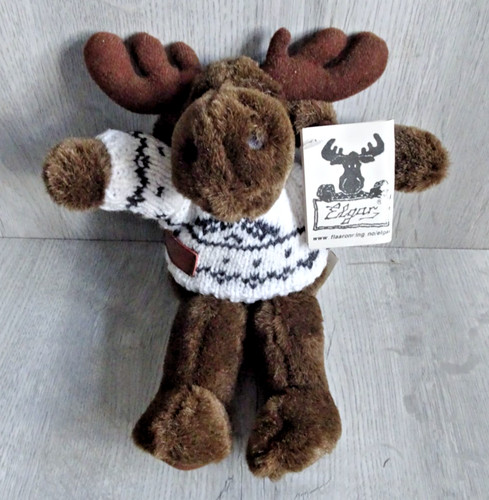 Elgar moose plush - moose, knitted