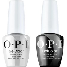 OPI Gel Color Super Base Coat & Super Gloss Top Coat 2 x 15ml