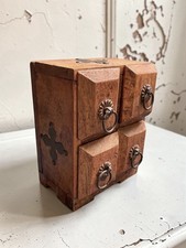 Vintage table top wooden spice