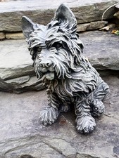 Large Resin Stone Westie