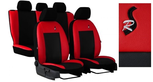 Universal red eco leather - eco-leather, set