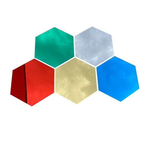 Coloured sensory hexagon - sensory,