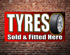 TYRES BANNER BANNERS  OUTDOOR USE WATERPROOF TYRE BANNERS WITH EYELETS PVC SIGN