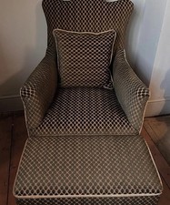 Armchair Stunning and Footstool