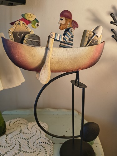 Pirate row boat kinetic - pirate,