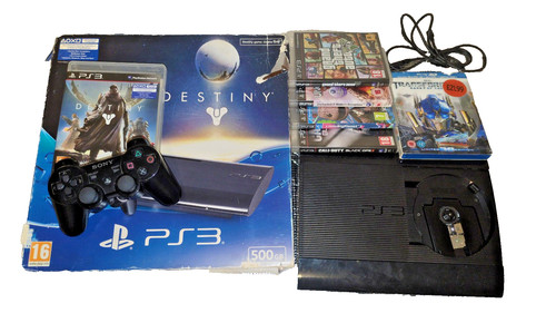 Playstation super slim black - super,