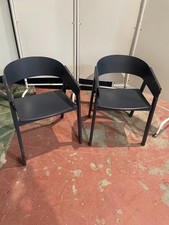 Set of 2 Designer Muuto Cover Armchairs/Muuto Cover Wooden Multi-Use Armchairs