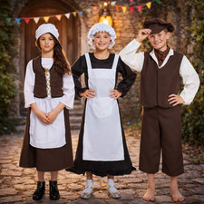 Poor Victorian Girl Boy Maid