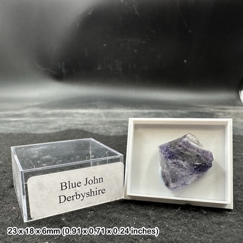 Rare blue john fluorite - , from