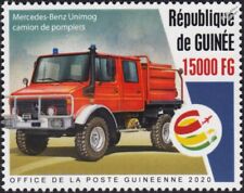 MERCEDES-BENZ UNIMOG Fire Engine Truck Firefighting Stamp #5