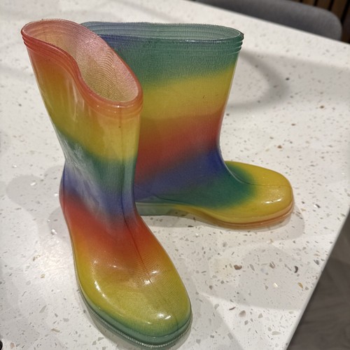 Rainbow wellies children - wellies, children’s