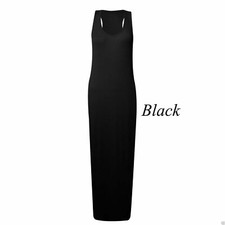 Womens Racer Maxi Dress Jersey
