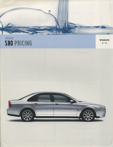 Car price list brochure volvo - price,