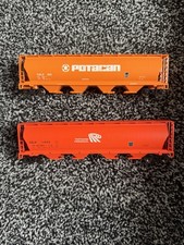 2x Bachman Potacan Hopper Wagons OO Gauge