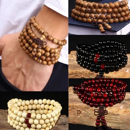 108 beads 6mm natural - 108,