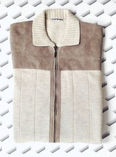 Giorgio Armani Vintage 80s Lambswool Cardigan Jumper Big Gold Eagle Rare 87 VGC