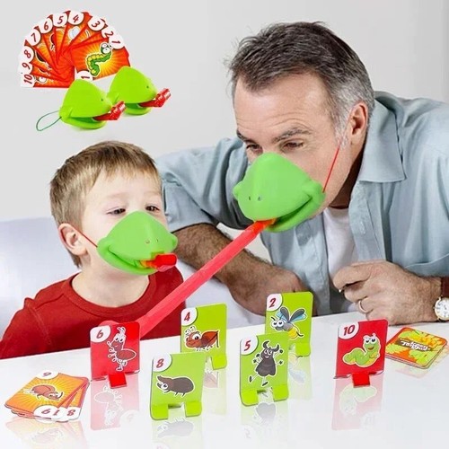 Frog mouth tongue - tongue, blowing
