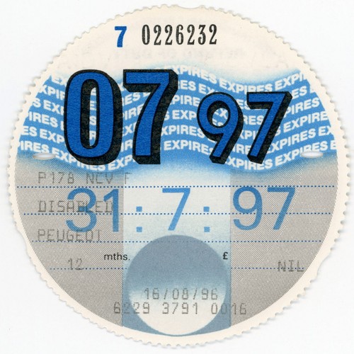Revenue car tax - gb,