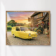 RELIANT ROBIN CAR POSTER 1970s