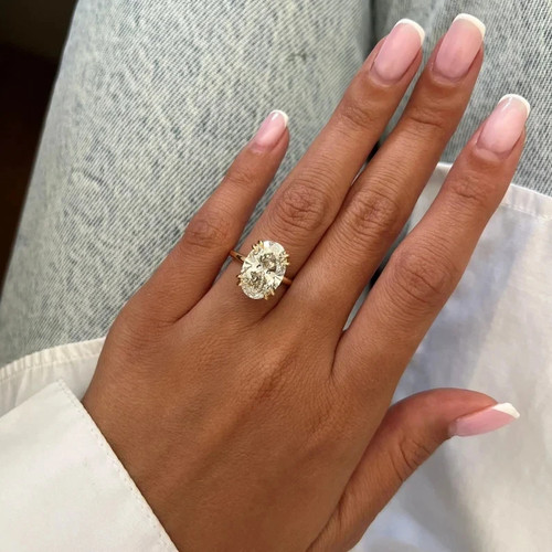 5ct oval cut real - oval,