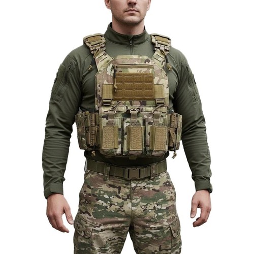 Tactical vest airsoft molle - tactical,