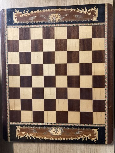 Vintage wooden chess - chess, board
