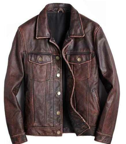 Mens trucker brown real - mens,