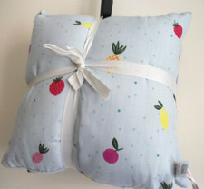 Marks and Spencer 2 x cushions fruit lemons pineapple strawberry NEW