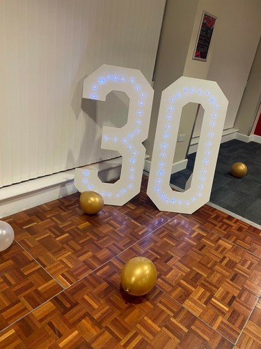 4ft led large light numbers - led,