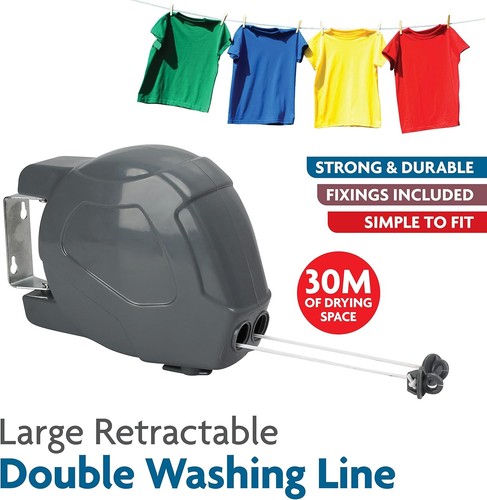 New 30m retractable double - retractable,