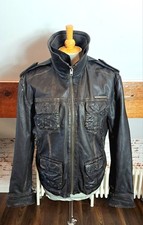 SUPERDRY BROWN VINTAGE LEATHER