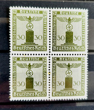 1942 German Block of 4 Stamps