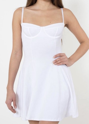 American apparel white mini - american,