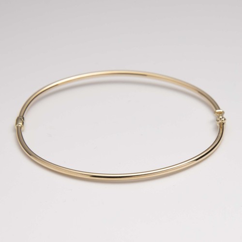 2mm shiny tube bangle - shiny, bracelet