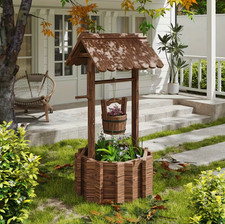 Rustic Wooden Wishing Well