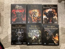 DARK HERESY RPG 6 BOOK SET - WARHAMMER 40K - MINT CONDITION