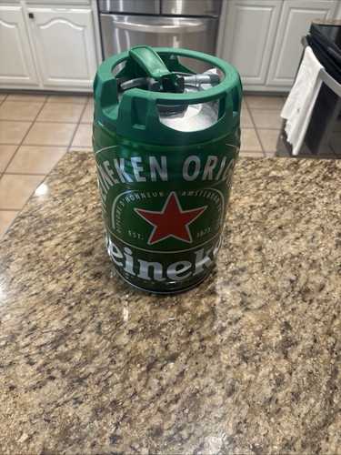 Empty heineken mini keg - heineken, bubba