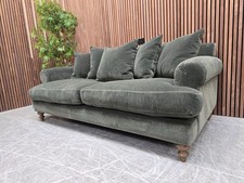Sofa.com Teddy 2.5 Seat Sofa In Juniper Aquaclean Chenille Breaks Down RRP-£2100