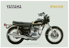 YAMAHA Poster XS650 B 1975