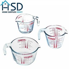 Pyrex Clear Measuring Jug  Extreme Heat Resistance Oven Microwave 0.5L / 1Litre