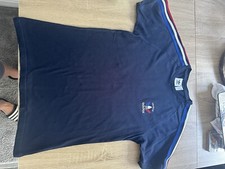 adidas Originals FB Nations France T Shirt Medium Retro Paris Olympics Blue