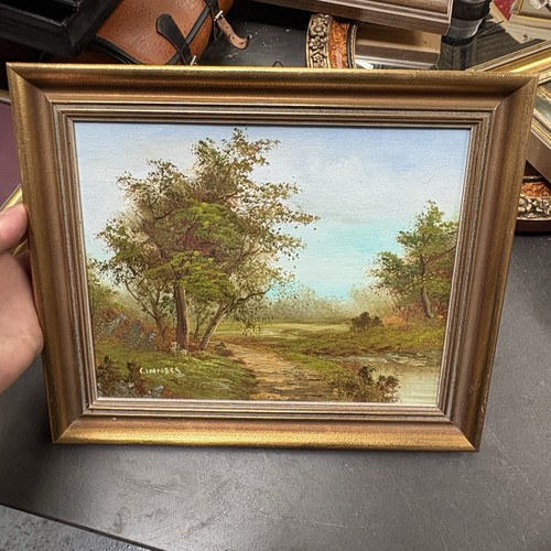 Vintage oil painting - oil,