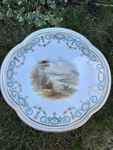 Coalport large tray - coalport, hand