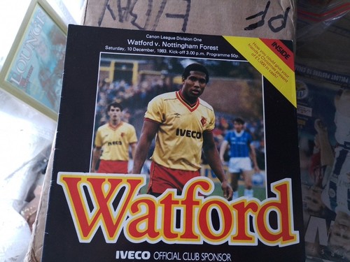 Signed watford nottingham - signed,