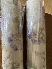 RARE Vintage 90's Laura Ashley Melrose Lavender Wallpaper 2 Rolls  Same Batch