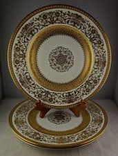 3 Vintage Gold Encrusted